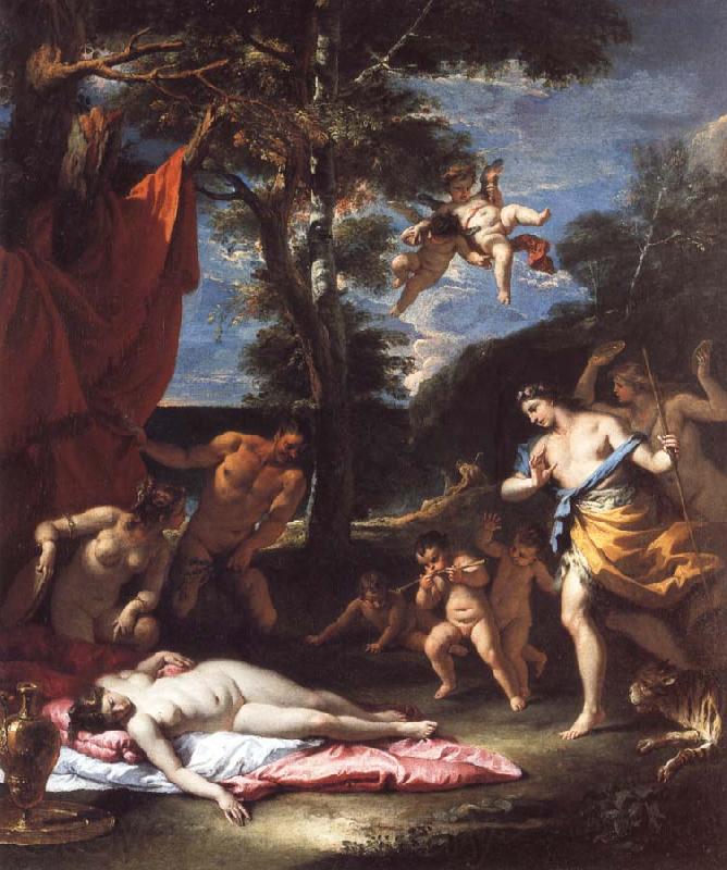 RICCI, Sebastiano Bacchus and Ariadne Norge oil painting art